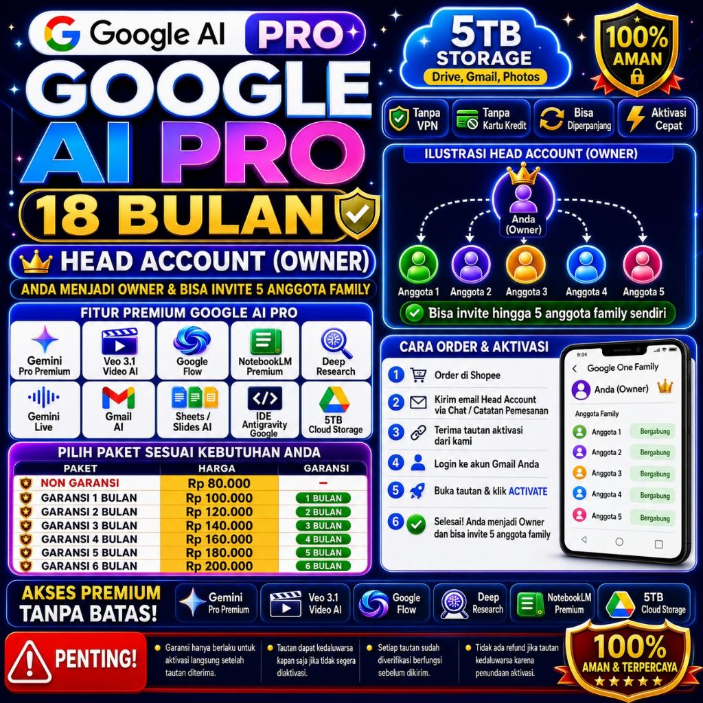GOOGLE AI PRO 18 Month